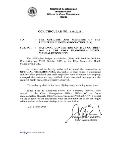 oca circular